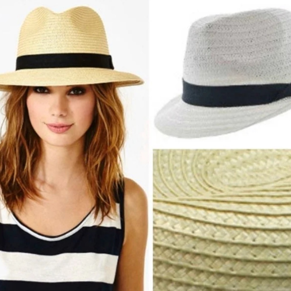 Genuine Panama Straw Hat Handmade In Ecuador Sz 60 - Picture 2 of 9